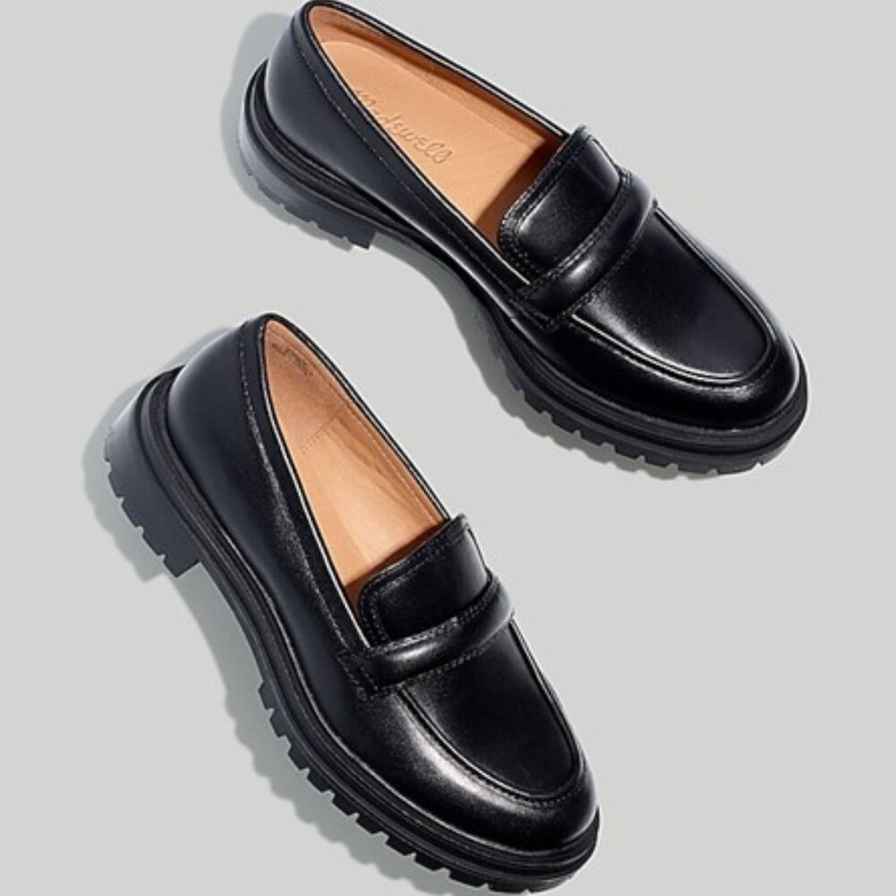 The Bradley Lugsole Loafer in Leather Madewell